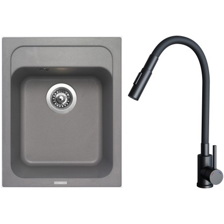 Set Sinks G29372 (drez Classic 400 Titanium 72 + batéria Elasta S Čierna matná)