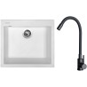 Set Sinks G30828 (drez Cube 560 Milk 28 + batéria Elasta Čierna matná)