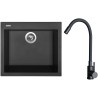 Set Sinks G30826 (drez Cube 560 Pureblack 26 + batéria Elasta Čierna matná)