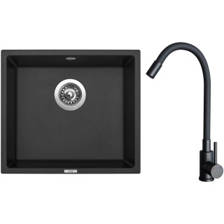 Set Sinks G31830 (drez Frame 457 Granblack 30 + batéria Elasta Čierna matná)