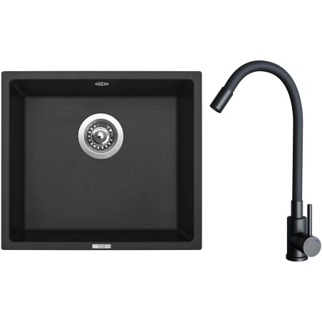 Set Sinks G31826 (drez Frame 457 Pureblack 26 + batéria Elasta Čierna matná)
