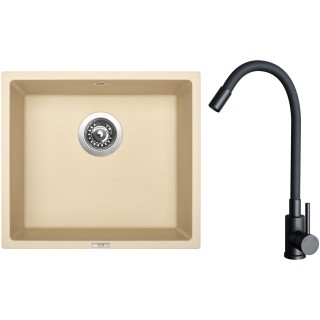 Set Sinks G31850 (drez Frame 457 Sahara 50 + batéria Elasta Čierna matná)