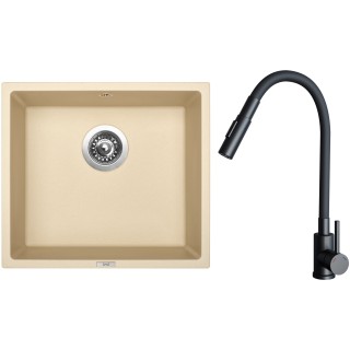 Set Sinks G31950 (drez Frame 457 Sahara 50 + batéria Elasta S Čierna matná)