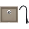 Set Sinks G31854 (drez Frame 457 Truffle 54 + batéria Elasta Čierna matná)