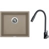 Set Sinks G31954 (drez Frame 457 Truffle 54 + batéria Elasta S Čierna matná)