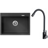 Set Sinks G32674 (drez Maximo 680 Metalblack 74 + batéria Elasta Čierna matná)