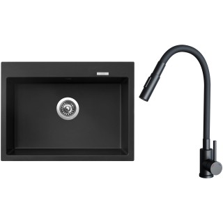 Set Sinks G32726 (drez Maximo 680 Pureblack 26 + batéria Elasta S Čierna matná)