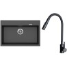Set Sinks G32974 (drez Maximo 780 Metalblack 74 + batéria Elasta S Čierna matná)
