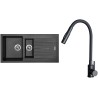 Set Sinks G33374 (drez Perfecto 1000.1 Metalblack 74 + batéria Elasta S Čierna matná)