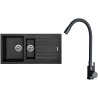 Set Sinks G33226 (drez Perfecto 1000.1 Pureblack 26 + batéria Elasta Čierna matná)