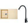 Set Sinks G33650 (drez Perfecto 860 Sahara 50 + batéria Elasta Čierna matná)