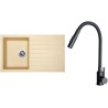 Set Sinks G33750 (drez Perfecto 860 Sahara 50 + batéria Elasta S Čierna matná)