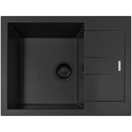 Kuchynský drez Sinks Amanda 650 NANO BL Nanoblack N6