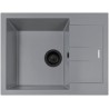 Kuchynský drez Sinks Amanda 650 NANO BL Nanogrey N4