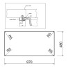 Kuchynský drez Sinks Amanda 990 NANO BL Nanoblack N6
