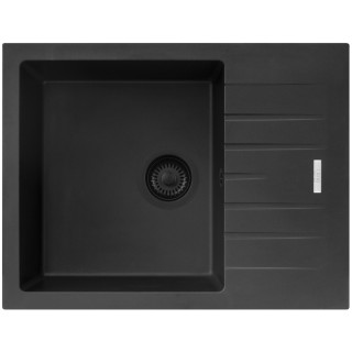 Kuchynský drez Sinks Perfecto 650 BL Pureblack 26