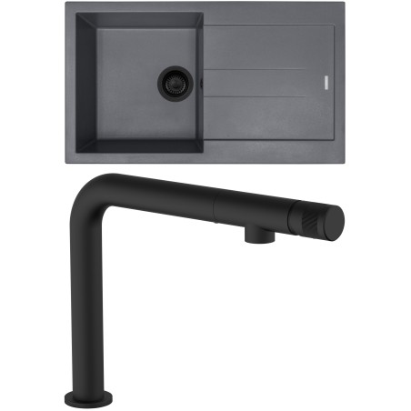Set Sinks G280N4 (drez Amanda 860 NANO BL Nanogrey N4 + batéria Comforta Nanoblack N6)