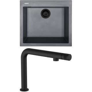 Set Sinks G310N4 (drez Cube 560 NANO BL Nanogrey N4 + batéria Comforta Nanoblack N6)