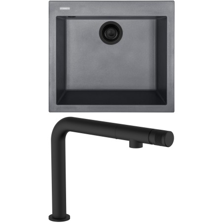 Set Sinks G310N4 (drez Cube 560 NANO BL Nanogrey N4 + batéria Comforta Nanoblack N6)