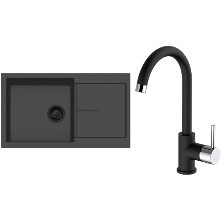 Set Sinks G325N6 (drez Infinity 860 NANO BL Nanoblack N6 + batéria Mix 35 Nanoblack N6)
