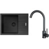 Set Sinks G24426BL (drez Perfecto 650 BL Pureblack 26 + batéria Arco Čierna matná)