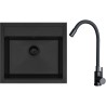 Set Sinks G23726BL (drez Solo 560 BL Pureblack 26 + batéria Elasta Čierna matná)