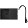 Set Sinks G25126BL (drez Ultima 790 BL Pureblack 26 + batéria Elasta Čierna matná)