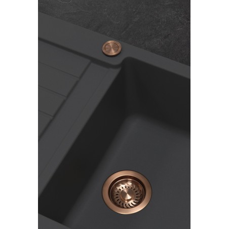 Doplatok za komponenty pre granitové drezy Sinks, Meď Modern, pre jednodrezy s ovládačom