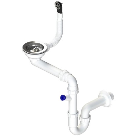Sifón Sinks SPNG3S 3 1/2" pre granitové drezy, s extra úsporou miesta
