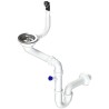 Sifón Sinks SPNG3S 3 1/2" pre granitové drezy, s extra úsporou miesta