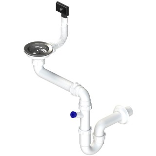 Sifón Sinks SPNS3S 3 1/2" pre nerezové drezy, s úsporou miesta