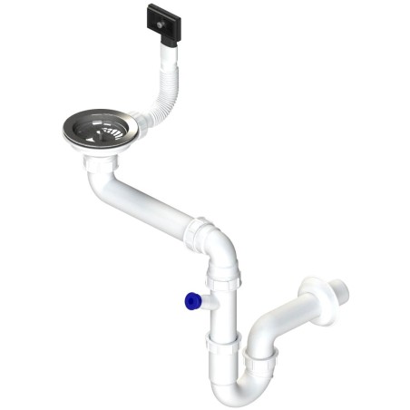 Sifón Sinks SPNS3S 3 1/2" pre nerezové drezy, s úsporou miesta
