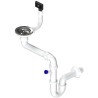 Sifón Sinks SPNS3S 3 1/2" pre nerezové drezy, s úsporou miesta