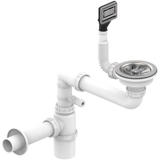 Odtoková súprava Teka 61001407, Helixpro, hranatý prepad