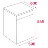 Voľne stojaca umývačka Teka DFS 46760 WH Biela