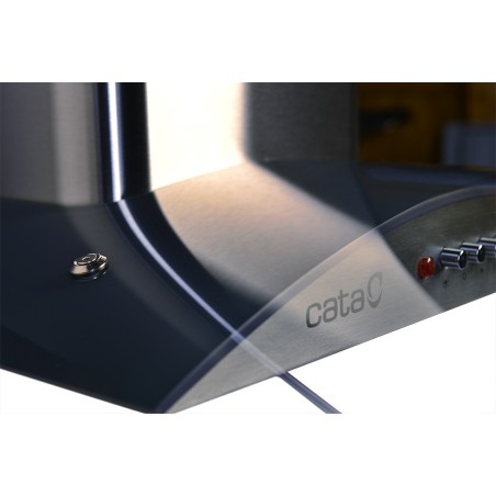 Odsávač pár Cata C Glass 600, Nerez / číre sklo