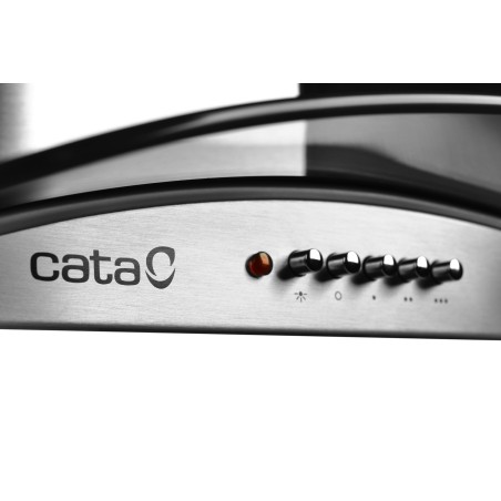 Odsávač pár Cata C Glass 600, Nerez / číre sklo