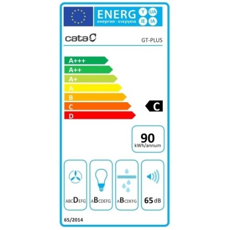 Odsávač pár Cata GT Plus 45, Čierna