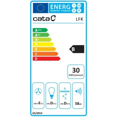 Odsávač pár Cata LFK 6001 WH, Biela