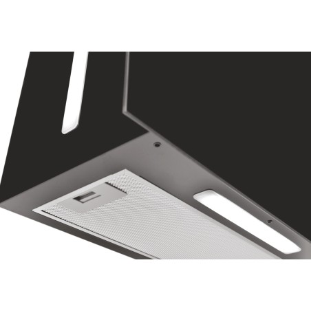 Odsávač pár Cata Empire VIP KD 543060, Čierne sklo, diaľkové ovládanie