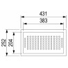 Odkvapkávacia miska StrongSinks S3 492721, pre granitové drezy, nerez