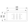 Odkvapkávacia miska StrongSinks S3 487891, nerez