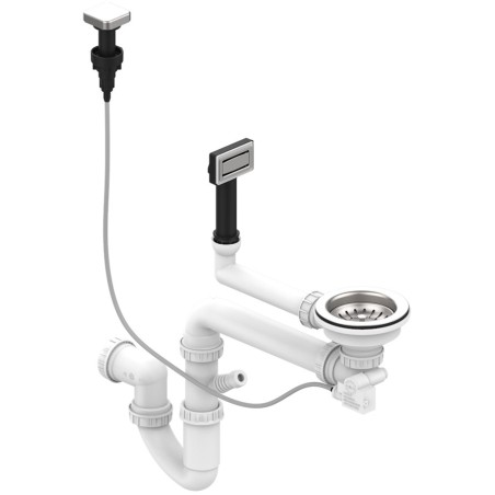Úsporný sifón StrongSinks S3 492717, pre granitové drezy, s excentrom