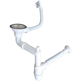 Úsporný sifón StrongSinks S3 482705, pre nerezové drezy