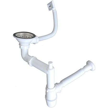 Úsporný sifón StrongSinks S3 482705, pre nerezové drezy