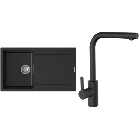 Set StrongSinks S3 (drez Zala 860 Čierna + batéria Ipoly Čierna matná)