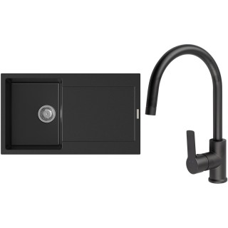 Set StrongSinks S3 (drez Zala 860 Čierna + batéria Loira Čierna matná)