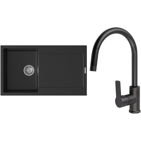 Set StrongSinks S3 (drez Zala 860 Čierna + batéria Loira Čierna matná)