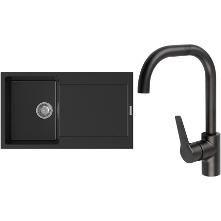 Set StrongSinks S3 (drez Zala 860 Čierna + batéria Garonne Čierna matná)
