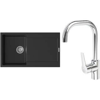 Set StrongSinks S3 (drez Zala 860 Čierna + batéria Garonne Chróm)